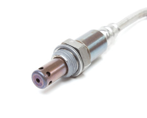 the oxygen sensor on a white background for a car